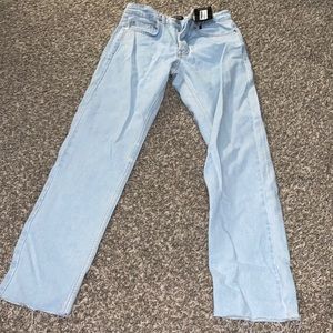 light blue cargo jeans